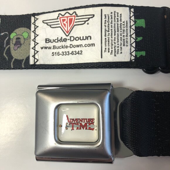 Buckle Down Adventure Time Zombie  Adult Seatbelt Belt Adjustable 24-38 USA - Picture 6 of 11